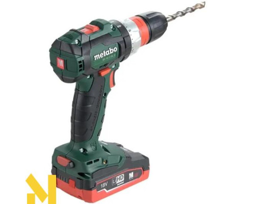 Дриль-шуруповерт акумуляторний Metabo BS 18 LT BL Q LiHD (2x4.0 Аг + ЗП + кейс)