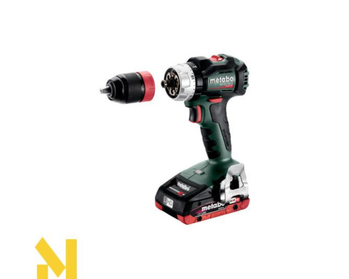 Дриль-шуруповерт акумуляторний Metabo BS 18 LT BL Q LiHD (2x4.0 Аг + ЗП + кейс)