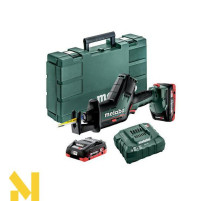 Пила шабельна акумуляторна Metabo SSE 18 LTX BL Compact + 2x4,0 Аг та кейс