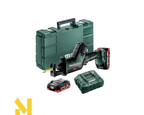Пила шабельна акумуляторна Metabo SSE 18 LTX BL Compact + 2x4,0 Аг та кейс