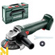 Болгарка (кутова шліфмашина) акумуляторна Metabo W 18 7-125 (без АКБ та ЗП + MetaBox)