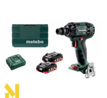 Гайковерт акумуляторний Metabo SSW 18 LTX 300 BL (LiHD 2x4.0 Аг)