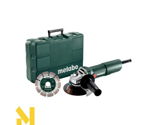 Болгарка (шліфмашина кутова) Metabo W 750-125 Set (603605510)