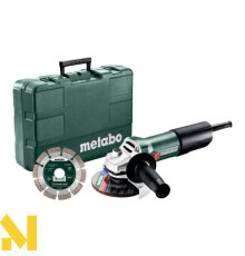 Болгарка (шліфмашина кутова) Metabo W 850-125 Set (603608510)