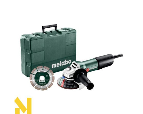 Болгарка (шліфмашина кутова) Metabo W 850-125 Set (603608510)