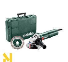 Болгарка (шліфмашина кутова) Metabo W 1100-125 Set (603614510)