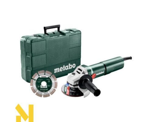 Болгарка (шліфмашина кутова) Metabo W 1100-125 Set (603614510)