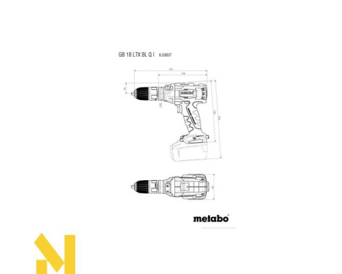 Резьборіз акумуляторний Metabo GB 18 LTX BL Q I (без АКБ і ЗУ)