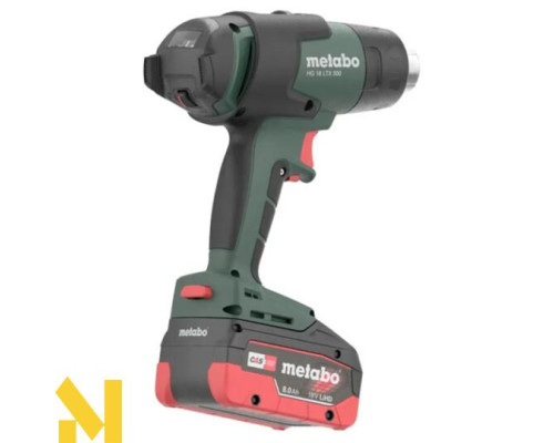 Фен технічний акумуляторний Metabo HG 18 LTX 500 (без АКБ та ЗП, +MetaBox)
