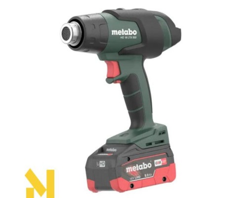 Фен технічний акумуляторний Metabo HG 18 LTX 500 (без АКБ та ЗП, +MetaBox)
