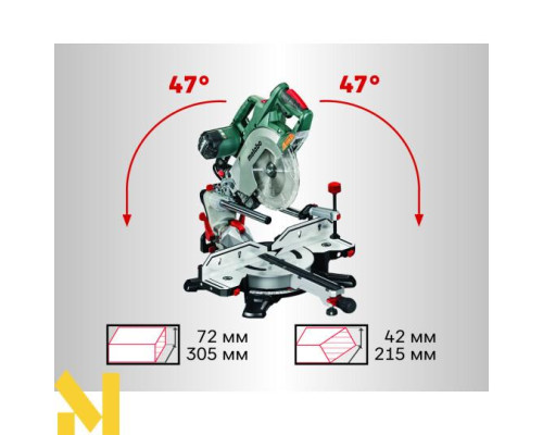 Пила торцювальна Metabo KGSV 72 XACT