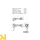 Болгарка (кутова шліфмашина) акумуляторна Metabo WVB 18 LT BL 11-125 Quick (без АКБ та ЗП)