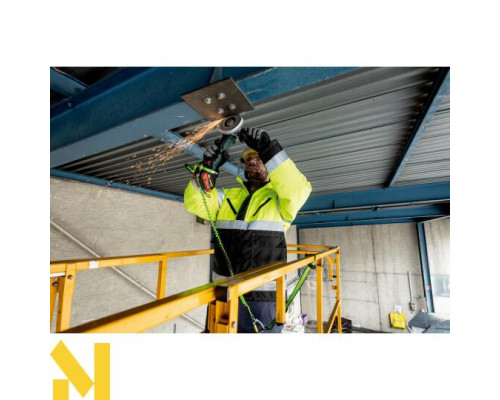 Болгарка (кутова шліфмашина) акумуляторна Metabo WPB 18 LT BL 11-125 Quick (без АКБ та ЗП + MetaBox)