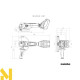 Болгарка (кутова шліфмашина) акумуляторна Metabo WB 18 LTX BL 180 (без АКБ та ЗП)