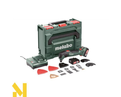 Багатофункціональний інструмент (реноватор) акумуляторний Metabo PowerMaxx MT 12 (розширений набір оснащення)