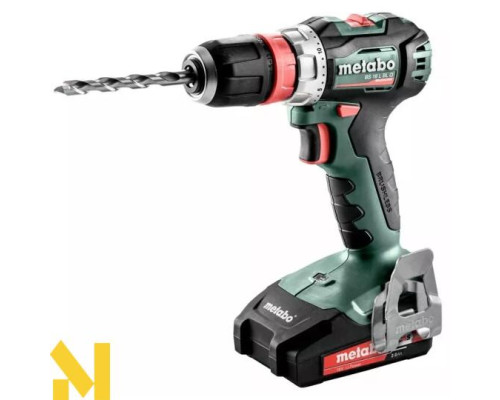 Дриль-шуруповерт акумуляторний Metabo BS 18 L BL Q (613156500) (2x2 Ah, ЗП, metaBOX 145 L)