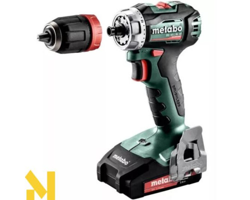 Дриль-шуруповерт акумуляторний Metabo BS 18 L BL Q (613156500) (2x2 Ah, ЗП, metaBOX 145 L)