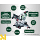 Пила торцювальна акумуляторна Metabo KGS 18 LTX BL 216 (614216810)