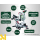 Пила торцювальна акумуляторна Metabo KGS 18 LTX BL 305 (без АКБ та ЗП)