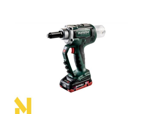 Заклепувальний пістолет акумуляторний Metabo NP 18 LTX BL 5.0