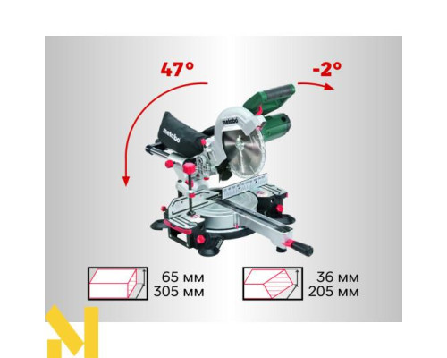 Пила торцювальна Metabo KGSV 216 М