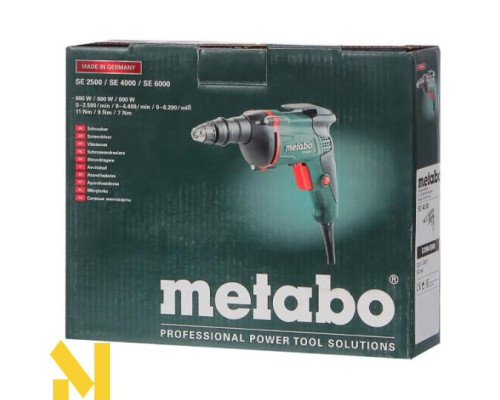 Шуруповерт мережевий Metabo SE 4000