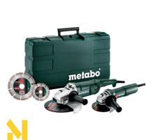 Болгарка METABO WEP 2200-230 + W 750-125 + 2 x Diamond Disc + Case