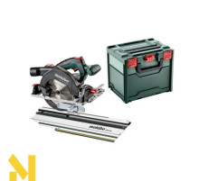 Пила дискова акумуляторна Metabo KS 18 LTX 57 Set + торцювальна шина KFS 44 (без АКБ та ЗП)