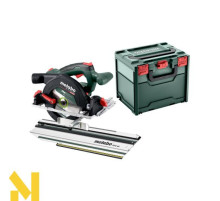 Пила дискова акумуляторна Metabo KS 18 LTX 57 BL + кейс та торцювальною шина (без АКБ та ЗП)