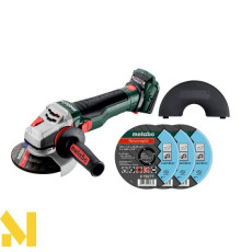 Болгарка (кутова шліфмашина) акумуляторна Metabo SET WB 18 LTX BL 15-125 QUICK (без АКБ та ЗП)