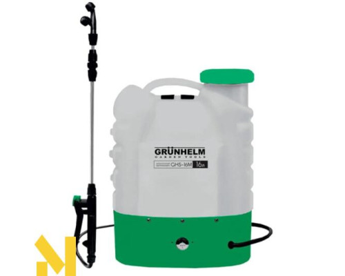 Обприскувач акумуляторний ранцевий Grunhelm GHS-16M