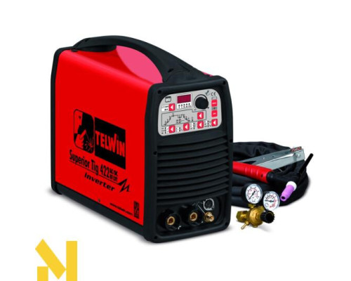 Зварювальний інвертор Telwin Superior Tig 422 з аксесуарами (816105)