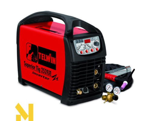 Зварювальний інвертор Telwin Superior Tig 252 з аксесуарами (816117)