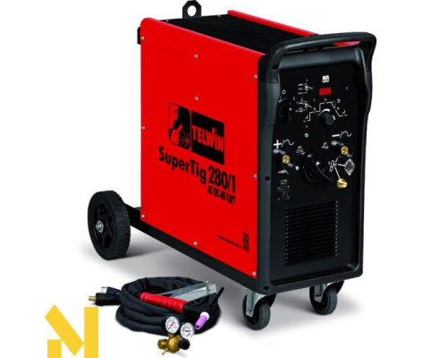 Зварювальний інвертор Telwin Supertig 280/1 400V Tig з аксесуарами (832161)
