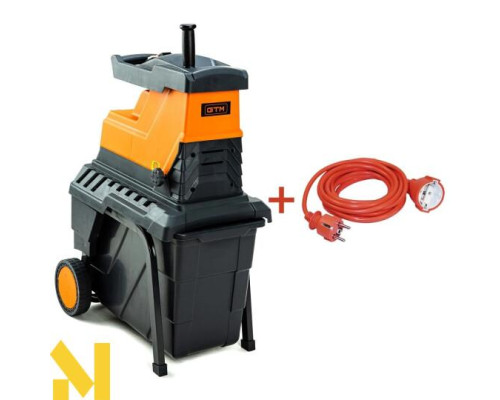 Садовий подрібнювач GTM MS2800/45 KIT + подовжувач 1 0м