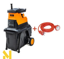 Садовий подрібнювач GTM MS2800/45 KIT + подовжувач 1 0м