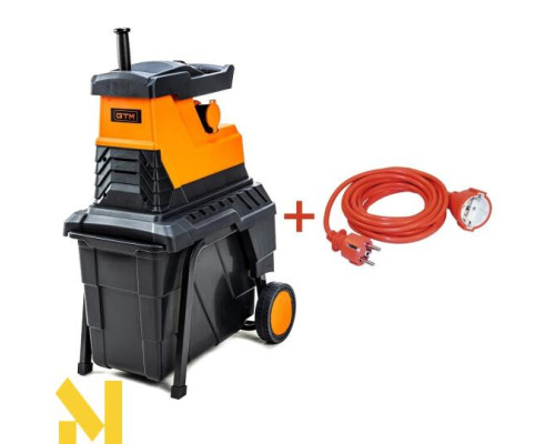 Садовий подрібнювач GTM MS2800/45 KIT + подовжувач 1 0м