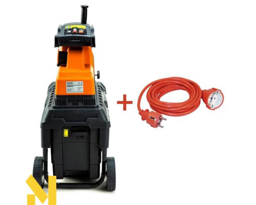 Садовий подрібнювач GTM MS2800/45 KIT + подовжувач 1 0м