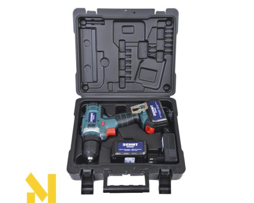 Шуруповерт акумуляторний ЗЕНІТ ЗША-18 Li М1 профі