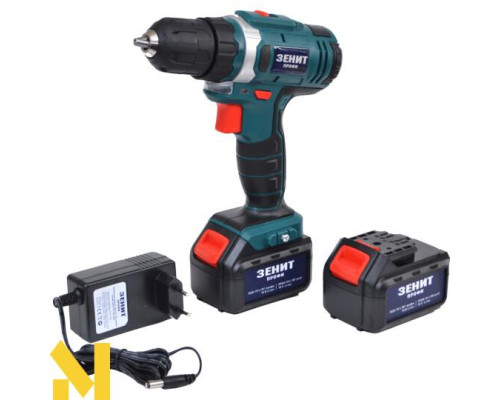 Шуруповерт акумуляторний ЗЕНІТ ЗША-18 Li М1 профі