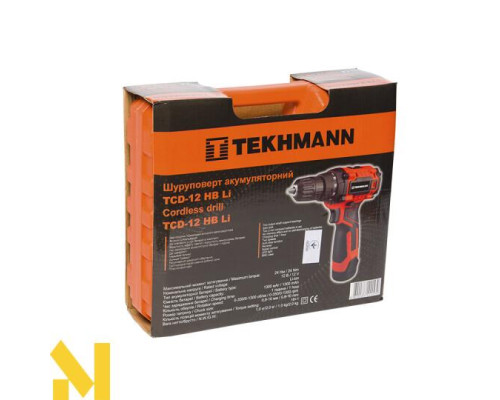 Шуруповерт акумуляторний Tekhmann TCD-12 HB Li