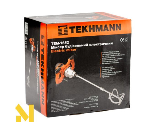Міксер будівельний Tekhmann TEM-1652