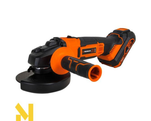 Болгарка (кутова шліфмашина) акумуляторна Tekhmann TAG-125/i20 kit