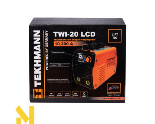 Зварювальний інвертор Tekhmann TWI-20 LCD