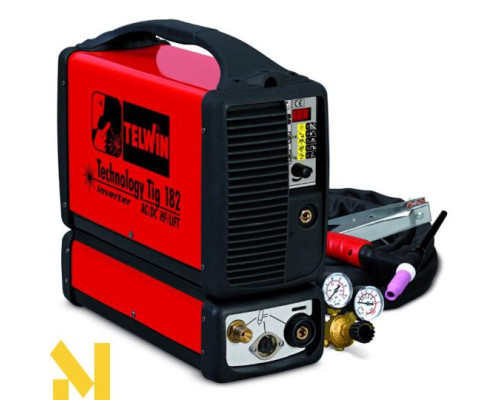 Зварювальний інвертор Technology Tig 182 AC/DC-HF/LIFT з аксесуарами (852030)