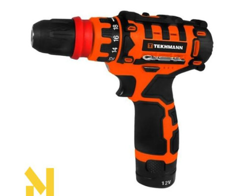 Шуруповерт акумуляторний Tekhmann TCD-12/2 DFR 2Ah