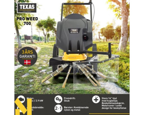 Машина для чистки бруківки Texas Pro Weed 700
