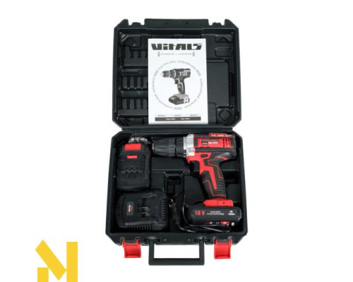 Акумуляторний дриль-шуруповерт Vitals Professional AUpd 18/2tli Brushless kit