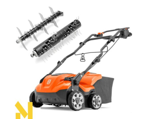 Аератор електричний Husqvarna S 138C (два вали + травозбірник)