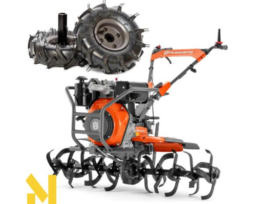 Мотоблок дизельний Husqvarna TF 545DE + ведучі пневмо колеса